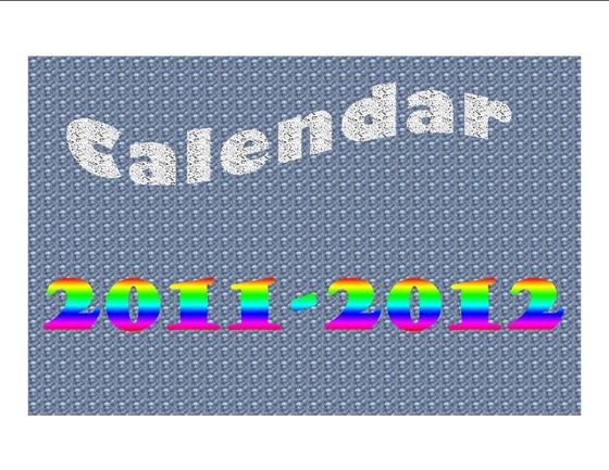random : calendar cover 